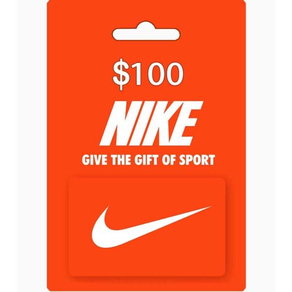 Nike Gift Cards 100美金