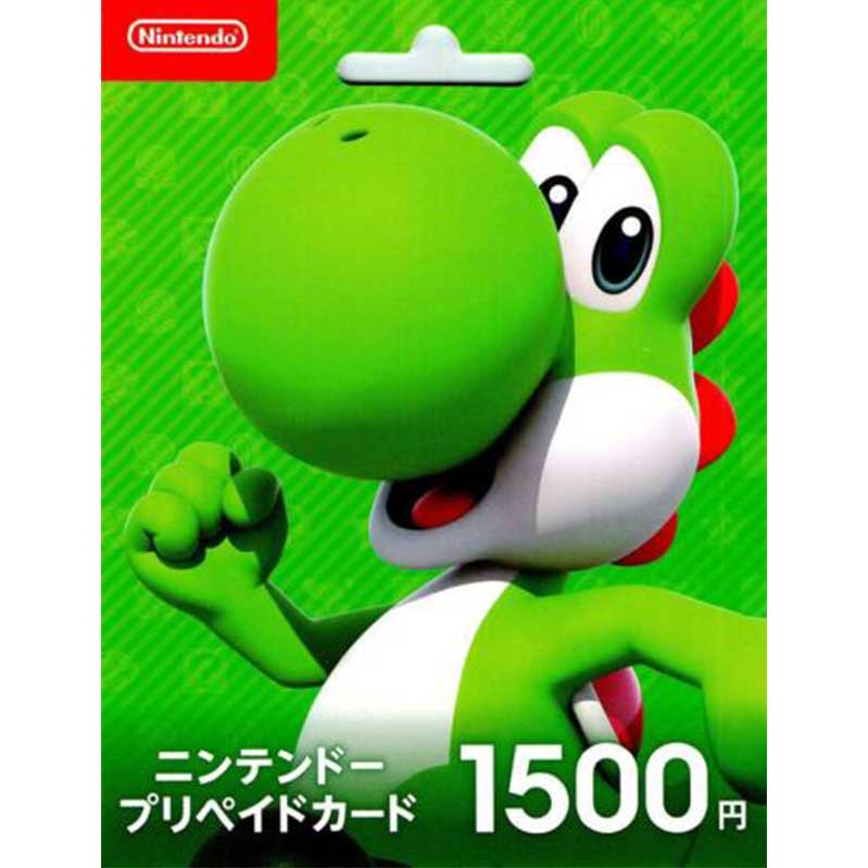 Nintendo預付卡 1500日幣