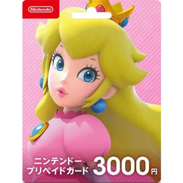 Nintendo預付卡 3000日幣