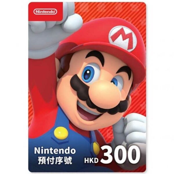 Nintendo預付卡 300港幣