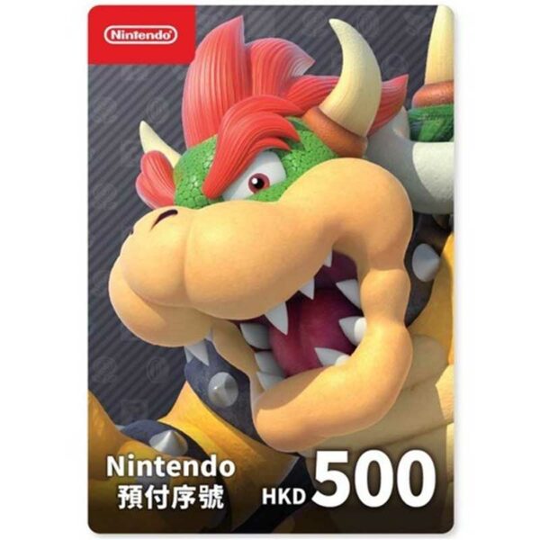 Nintendo預付卡 500港幣