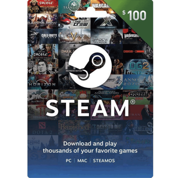 Steam 蒸氣卡 100美金