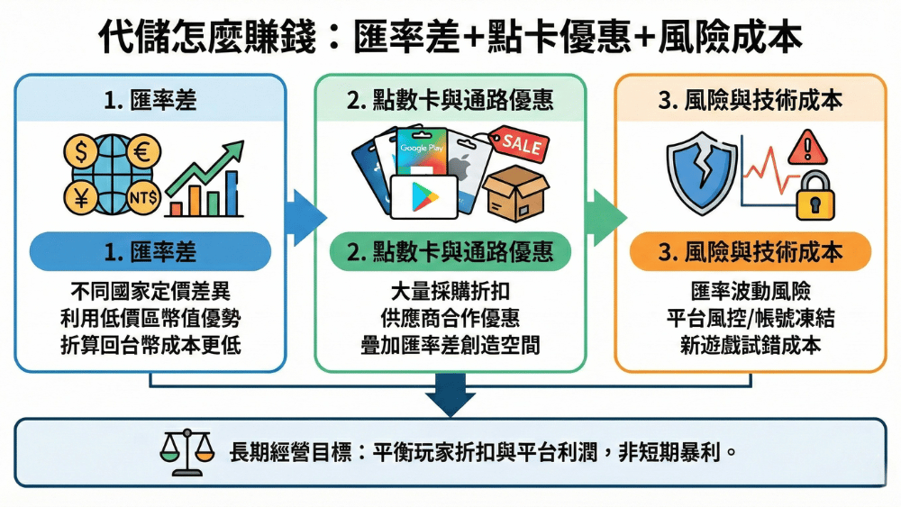 代儲如何賺錢原理圖