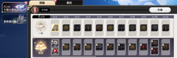 七騎士ReBIRTH 通行證
