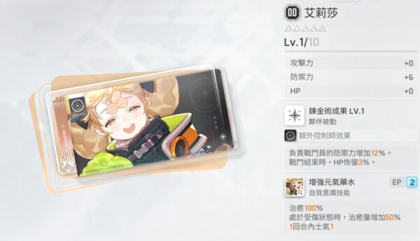 卡厄思夢境 米卡 夥伴搭配 艾莉莎