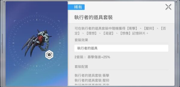 卡厄思夢境 維若妮卡 執行者道具套裝