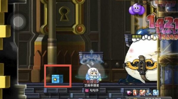 楓之谷：放置冒險記次元裂縫組隊任務 解控箱子位置圖