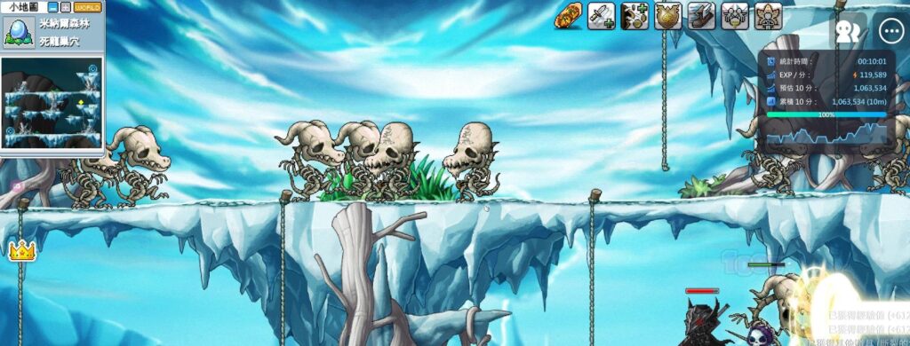 楓之谷Artale 刀賊練功地圖 骨龍區