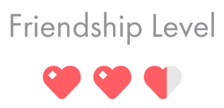 Pikmin Bloom 皮克敏友好度頁面