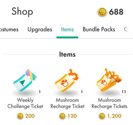 Pikmin Bloom 遊戲內商店