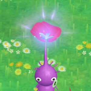 Pikmin Bloom 隊伍畫面餵食精華與摘取花瓣