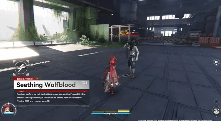 《明日方舟：終末地》洛茜戰技「血紅之影」技能展示