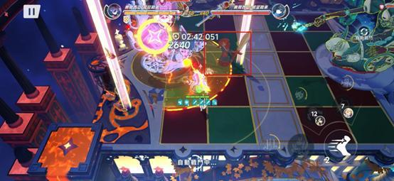 《星塔旅人》終焉絕響跳棋戰士 X 形染色範圍示意