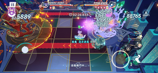 《星塔旅人》終焉絕響雙砲台散射彈幕示意