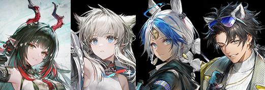 《明日方舟：終末地》莊方宜釣魚佬隊陣容畫面－莊方宜、佩麗卡、弧光、阿列什